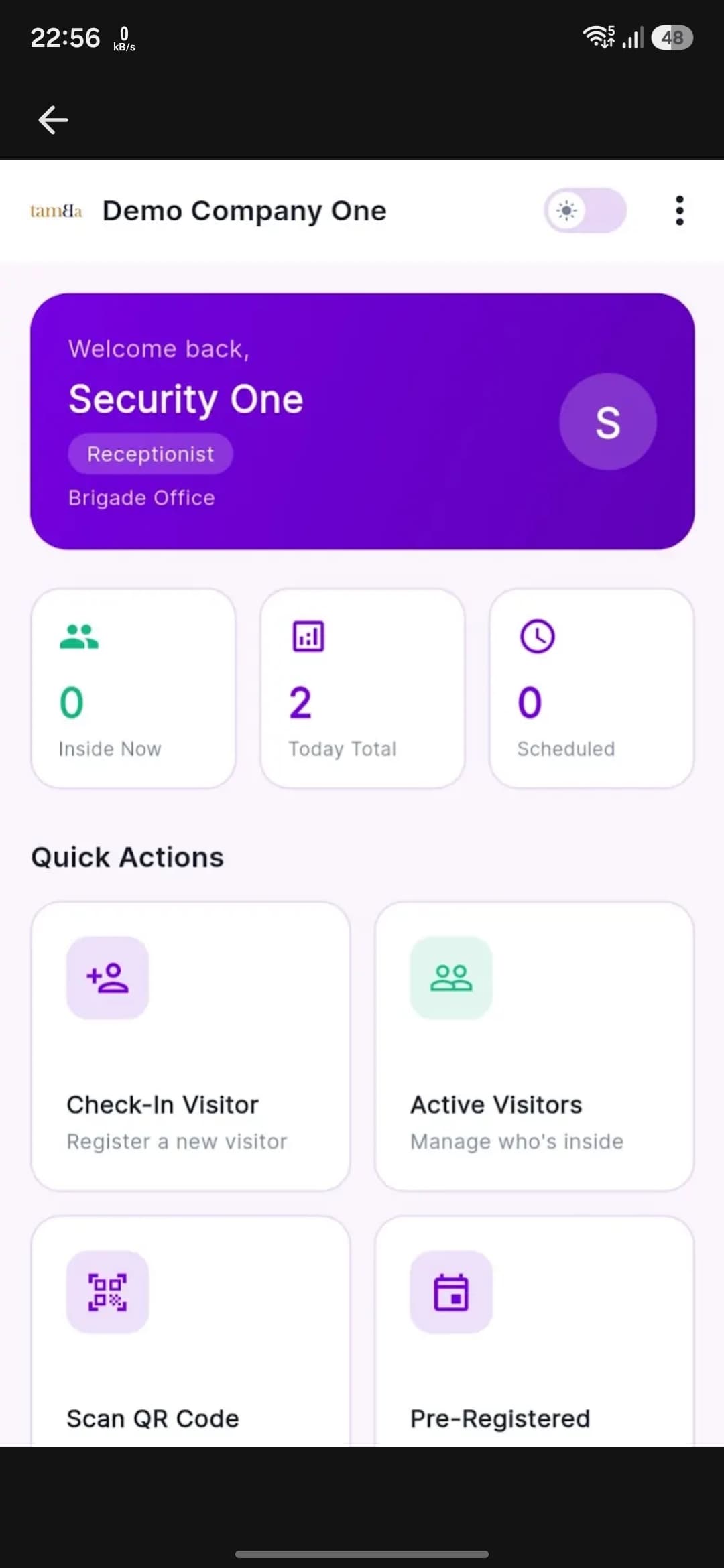 Meetinzo VMS screenshot 1