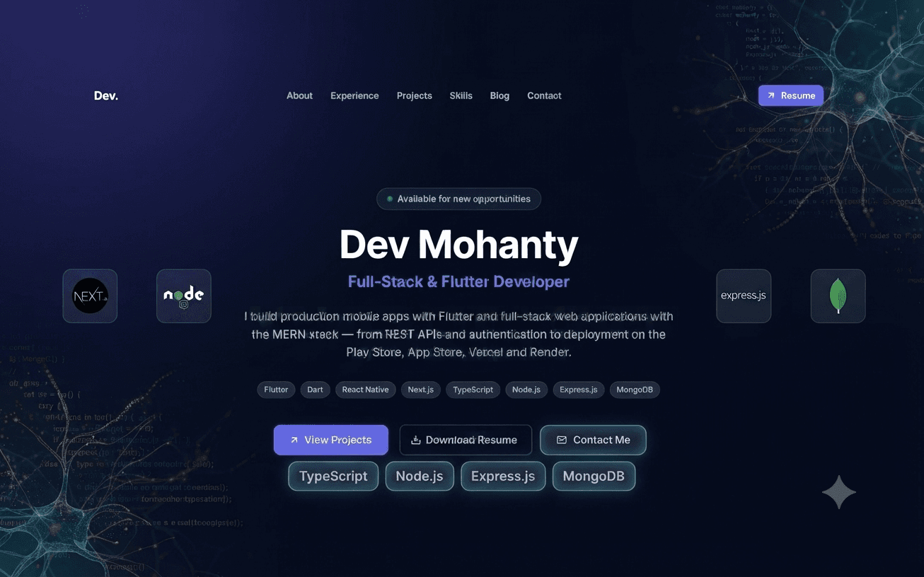Developer Portfolio